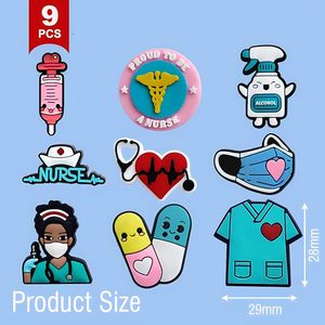 <b>Nurse</b> Themed Beach Tote <b>Bag</b> with Bogg <b>Bag</b> Charms Simply Southern Rubber Inserts Accessories Halloween Occasion Compatible - Product Image 2