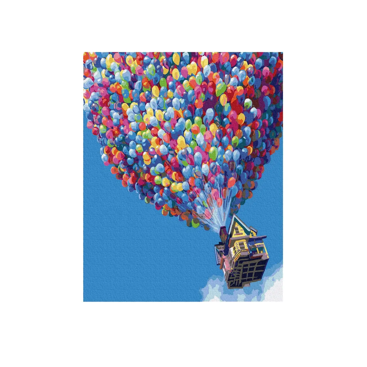 Peinture de film mémorable 40x50 peinture de ballons à air chaud par numéros peinture diy pour adulte