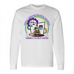 Camiseta de manga larga con diseño de carrusel de parque de atracciones There's A Great Big Beautiful Tomorrow - Product Image 2