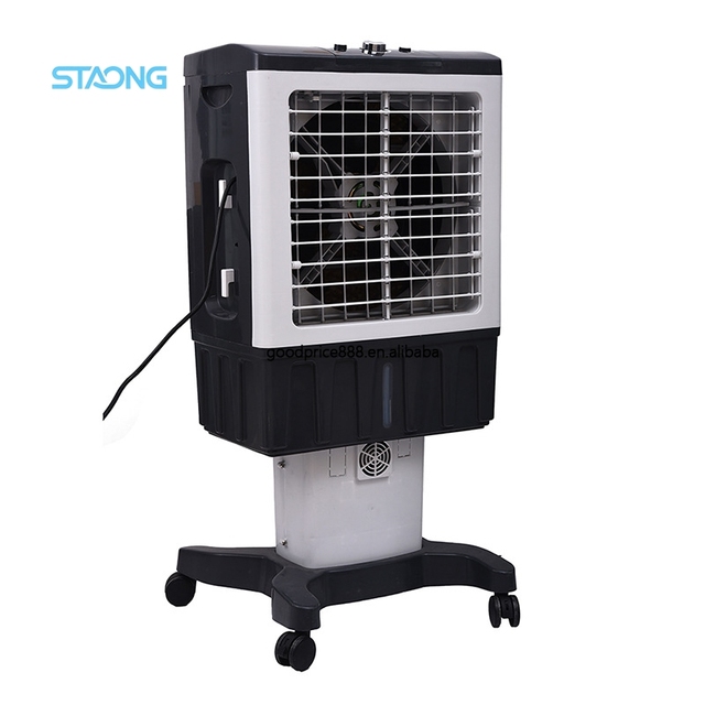 220V/DC13V Plug-in Portable Air Cooler  Suitable for Factories, Warehouses, and Outdoor Use; Features Water/Ice Crystal Cooling