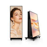 Afficheur LED autoportant P1.9 P2.5 pour affichage numérique intérieur, écran publicitaire