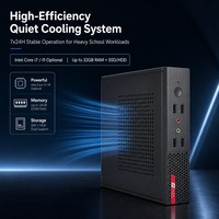 Mini-ordinateur de bureau pour l'enseignement en classe et les laboratoires linguistiques scolaires avec gestion centralisée Intel Core i3 i5 i7 SSD Windows 10