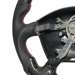 Volant de direction en fibre de carbone personnalisé pour Chevrolet <span class=keywords><strong>Corvette</strong></span> <span class=keywords><strong>C5</strong></span> <span class=keywords><strong>1997</strong></span> 1998 1999 2000 2001 2002 2003 2004 Style sport - Product Image 5