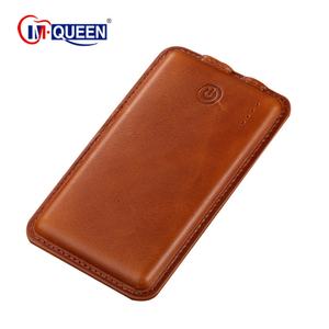 Banque d'alimentation portable M-Queen 8000mAh en PU pour charger les téléphones mobiles, étui en cuir, banque d'alimentation - Product Image 4