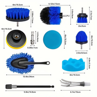 Kit de 30 brosses de nettoyage pour perceuse électrique, idéal pour le dégraissage, le nettoyage et le polissage des sols et des murs – Vente en gros