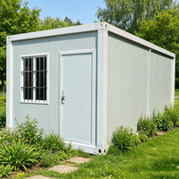 Maison conteneur de luxe préfabriquée en acier léger de 20 pieds, à prix abordable, pour camping, bar, salle à manger, design moderne du milieu du siècle, démontable