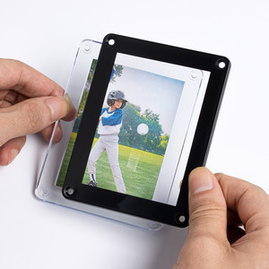 1/2/3/4/6/9 カード収納用ネジ式カードホルダー ブラックボーダー - Product Image 2