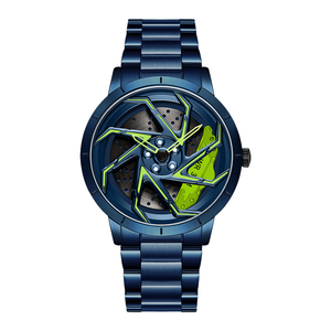 Reloj de Volante de Coche Personalizado de Metal para Hombre, Velocímetro con Banda de Acero Inoxidable - Product Image 4