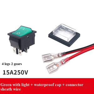 สวิตช์โยกแบบ 3 ทาง RS46 KCD4-203 ON-OFF-ON DPDT 250V 16A 6P สำหรับยานยนต์ - Product Image 5
