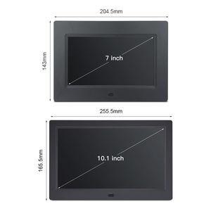 Цифровая фоторамка 7 и 10,1 дюйма с видео, музыкой, фото, автоматическим поворотом, календарем, часами и цифровым будильником - Product Image 2