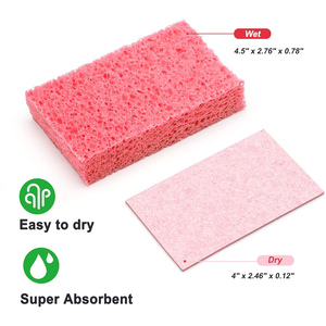 Almohadillas de Esponja de Celulosa Reutilizables Biodegradables para Limpieza del Hogar, Naturales, de Alta Resistencia y Gran Absorción - Product Image 2