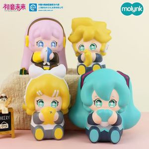 Molynek Kagamine Len Fidget Toy 7.6Cm Tpe Soft <b>Squishy</b> Anime Figure For Kids - Product Image 4