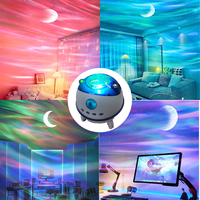Nouvelle lumière de projection d'étoiles Creative Space Capsule Lumière de nuit d'ambiance laser rvb Source d'alimentation USB Commutateur de capteur ABS