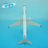 Modèle d'avion à l'échelle personnalisé Air Astana ERJ-190, échelle 1/100, 36 cm, modèle d'avion d'affaires en résine