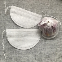 10*6.5cm biologisch abbaubare verpackungen materialien mais faser leer tee tasche