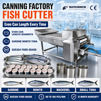 Conserverie de Poisson Portionneuse Automatique de Poisson Acier Inoxydable 304 60 Pièces par Minute pour Sardine Thon Darnes