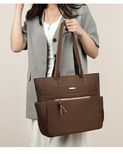 Women's Casual Designer <b>Tote</b> Bag New Trendy Large Capacity Handbag <b>Zip</b> Drawstring Single Handle Nylon Multi-Pocket Portable - Product Image 6