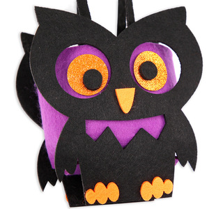 Sacs à bonbons décoratifs d'Halloween, fournitures pour fête d'Halloween, sacs cadeaux en feutre pour enfants, costumes de citrouille et de fantôme - Product Image 4