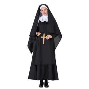 Cosplay Halloween Nonne Robes Robes TV & Film Personnage Jeu de Rôle Costumes pour Femmes Adulte Scène Performance & Drame Costumes - Product Image 3