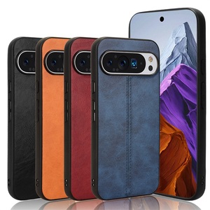 Étui en cuir PU rétro de conception de suture pour Google <span class=keywords><strong>Pixel</strong></span> 9 Pro 4 XL / 9 8 7 6 Pro / 8a 7a 5a <span class=keywords><strong>4a</strong></span> 3a étui de Protection de couverture arrière mat - Product Image 1