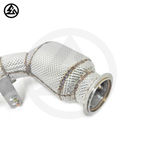 Collecteur d'échappement CSZ pour <span class=keywords><strong>BMW</strong></span> X5M F95/X6M <span class=keywords><strong>F96</strong></span> <span class=keywords><strong>Competition</strong></span> (LCI) S68 4.4TT V8 Collecteur d'échappement catalysé Accessoires de voiture - Product Image 4