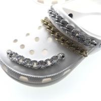 Chaîne Bling Rock en Métal Écologique Sengao pour Décoration de Sabots, Accessoire de Chaîne pour Bracelet avec Trous de 7-15 cm – Ventes Flash