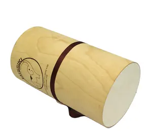 Customized Simple Birch Wood Bark Soft Wood Gift Packaging Box