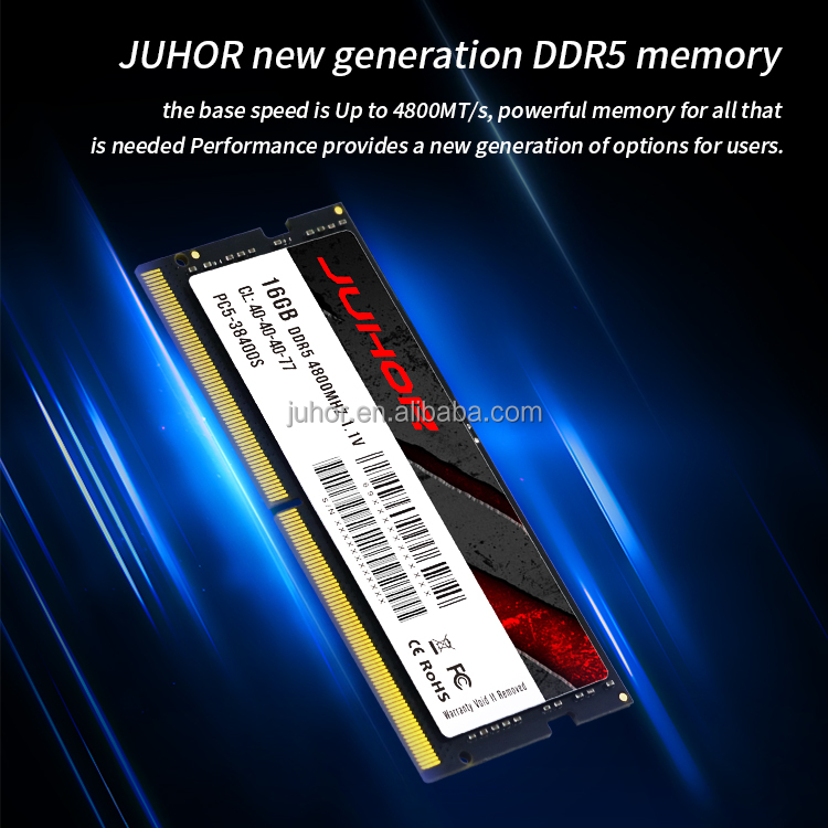 JUHOR DDR5 4800mhz 16GB RAM - Budget-Friendly Desktop Memory