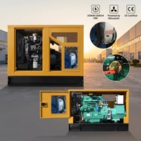 Générateur diesel silencieux triphasé quatre fils SPM 400 kVA 320 kW, étanche, démarrage électrique, groupe électrogène pour moteur ATS