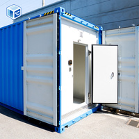Chambre froide mobile en conteneur de 20 pieds ou 40 pieds, chambre froide portable, congélateur en conteneur avec machine intégrée, prêt à l'emploi