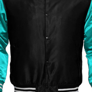 Chaqueta Varsity de Satén para Hombre, Estilo Moderno, Personalizada, a la Moda, al por Mayor, Chaqueta Lisa para Hombre - Product Image 3