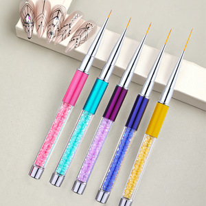 Pinceles Delineadores de Diamantes para Arte de Uñas en <span class=keywords><strong>Gel</strong></span>, Herramienta Profesional para Arte de Uñas Acrílicas con Delineador y Diamantes de Imitación - Product Image 4