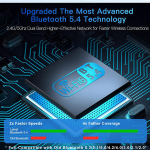 Adaptateur Wi-Fi 6 2-en-1 <span class=keywords><strong>pour</strong></span> USB 2.0 5.4 AX900Mbps 2.4G/5GHz <span class=keywords><strong>pour</strong></span> <span class=keywords><strong>PC</strong></span> portable/ordinateur de bureau avec pilote intégré Windows 10/11 - Product Image 6