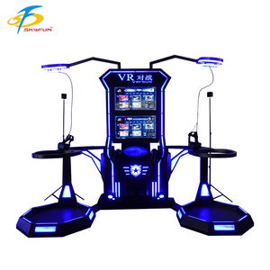 9D VR 2 chỗ tương tác trò chơi chiến đấu mô phỏng trực tuyến khu vực Súng chơi trạm cho trong nhà ngoài trời Sử dụng kim loại để bán vườn! - Product Image 3