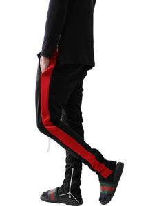 Stripe Track Pants <b>Skinny</b> Fit Elastic Athletic Training <b>Joggers</b> Bulk Order - Product Image 5