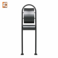 OEM/OED Boîte aux lettres en acier galvanisé Boîte aux lettres autoportante avec serrure à clé pour jardin domestique Boîte aux lettres résistante aux intempéries