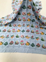 Robe de luxe pour femmes et enfants, style floral, robe en dentelle de coton brodée, tissu respirant et léger
