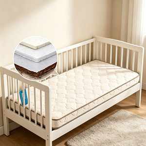 Colchón de Cuna Premium Personalizado de Fibra de Coco, Colchón Natural Impermeable para Bebés y Niños - Product Image 3