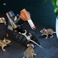 Piège à rats multi-capture humain à réinitialisation automatique, tueur de souris à compression d'air automatique, contrôle intelligent de la pression de gaz pour rongeurs et souris