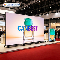 Canbest Cj Pro V2 P1.2 P1.8 P2.5 Layar Poster LED Lipat Sistem Penguncian Cepat Sambungan Tanpa Celah Dinding Video LED untuk Pameran dan Penyewaan