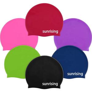 Casquettes <span class=keywords><strong>de</strong></span> sport en gros, bonnets <span class=keywords><strong>de</strong></span> <span class=keywords><strong>bain</strong></span> <span class=keywords><strong>vintage</strong></span> personnalisés en silicone avec impression latex, bonnets <span class=keywords><strong>de</strong></span> <span class=keywords><strong>bain</strong></span> élastiques, soutien-gorge <span class=keywords><strong>de</strong></span> natation en silicone, ODM/OEM - Product Image 1