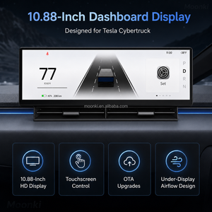 Écran d'instrumentation intelligent de 10,88 pouces pour Tesla Cybertruck avec Apple CarPlay, Android Auto, mises à jour OTA, interface utilisateur personnalisable - Product Image 5