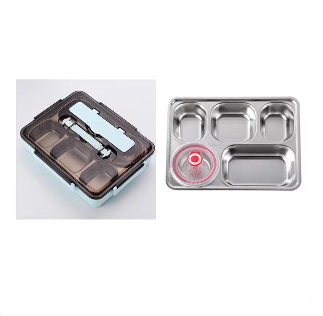 Bleu 5 compartiments