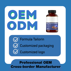 OEM/ODM saf ve doğal takviyesi Omega 3 göz beslenme ve cilt bakımı için organik keten tohumu yağı yumuşak jel kapsüller - Product Image 5