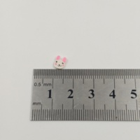 1 kg/sac – Tranches de pâte polymère en forme de lapin rose personnalisables, directement de l'usine, pour la décoration d'ongles DIY