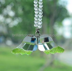 DIY Fashion Crystals Angel Wings Christmas Tree <b>Ornament</b> Pendant Home Decoration Window Suncatcher - Product Image 2