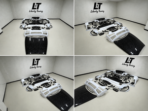 Kit de Carrocería Estilo <span class=keywords><strong>Mansory</strong></span> para <span class=keywords><strong>Rolls</strong></span> <span class=keywords><strong>Royce</strong></span> Cullinan 2025, Fibra de Carbono Forjada de Alta Calidad, Accesorios para Capó y Guardabarros con Emblema Negro - Product Image 2
