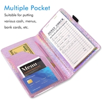 Livre de serveur Offre Spéciale pour serveur de Restaurant, pochette à fermeture éclair avec porte-stylo, vérification d'invité, argent, commande Pa