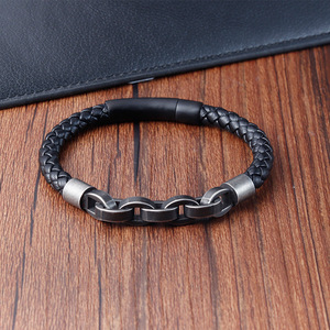 Su misura <span class=keywords><strong>bracciali</strong></span> magnetici in <span class=keywords><strong>acciaio</strong></span> inox con fibbia in <span class=keywords><strong>acciaio</strong></span> retrò classico in <span class=keywords><strong>acciaio</strong></span> cubano bracciale in metallo per uomo donna - Product Image 2