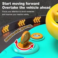 Jeu de course d'aventure éducatif pour enfants FiveStar, machine de jeu de simulation de puzzle, volant de direction, jouet de voiture pour enfants